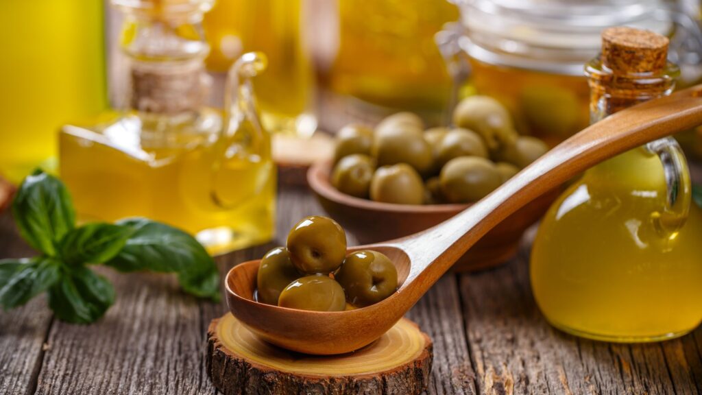 olio evo olio extravergine di oliva olive verdi