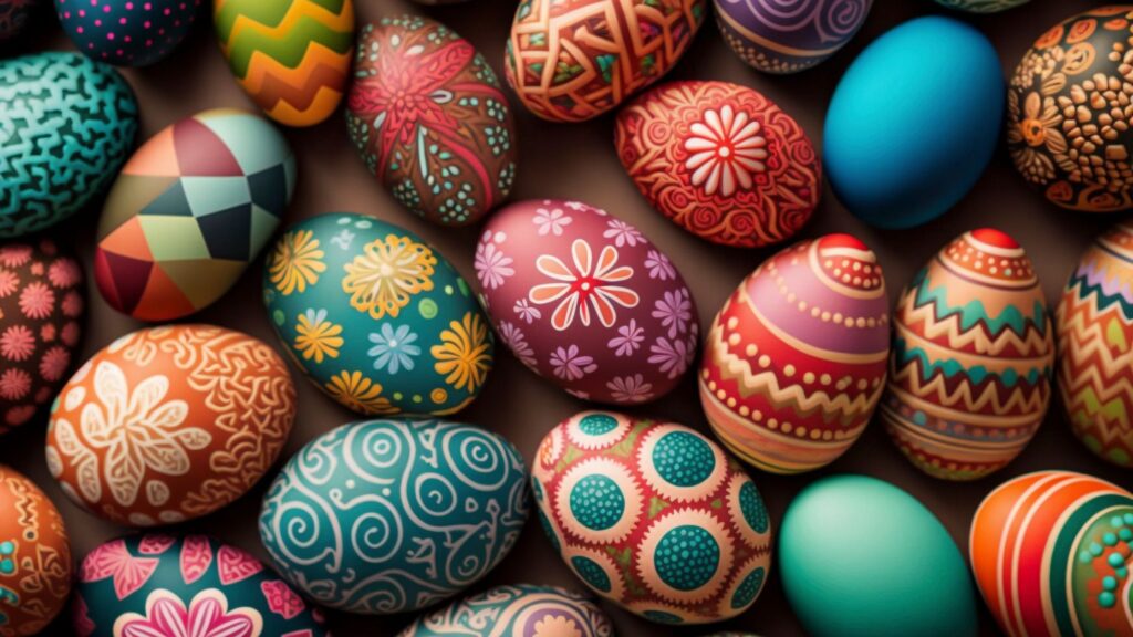 Fin dall'antichità era diffusa l'usanza di scambiarsi in dono delle uova decorate e dipinte per celebrare l'arrivo della primavera.