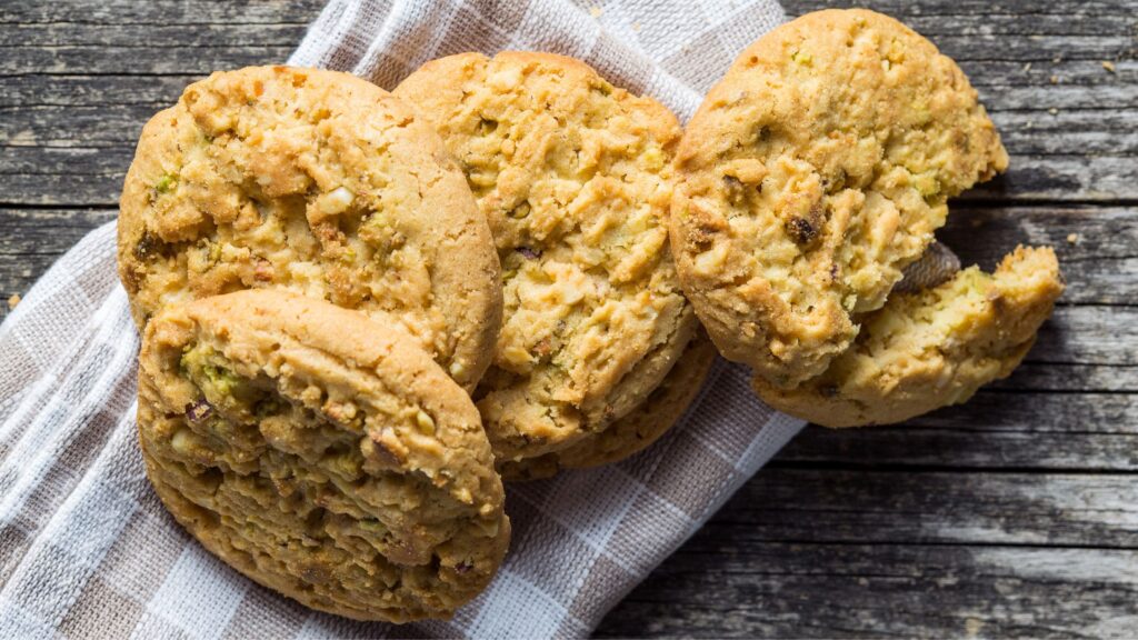 Cookies al pistacchio